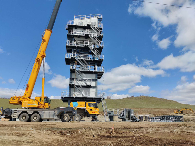 CXTCM AMP2000-C modell asfaltanläggning startade installationen i Ryssland